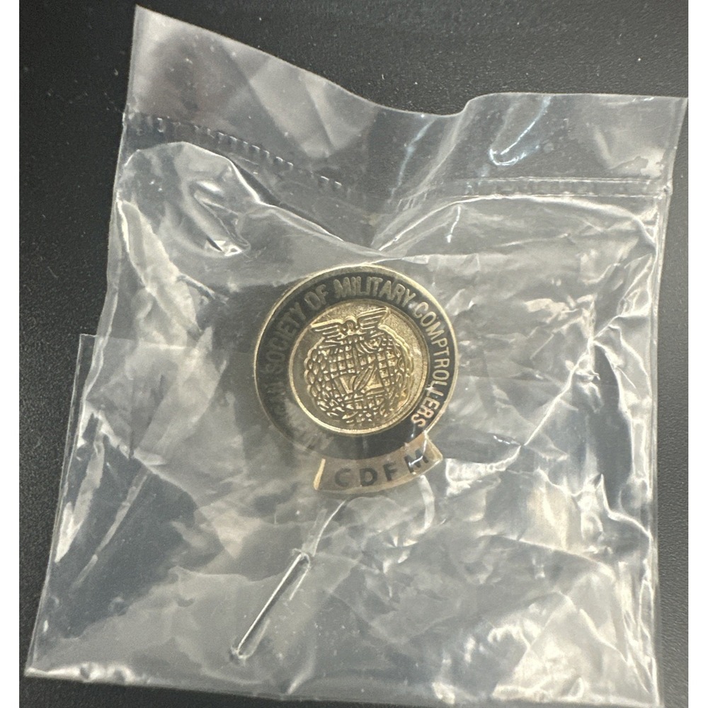 CDFM American Society Of Military Comptrollers ASMC Tie Tack / Lapel Pin